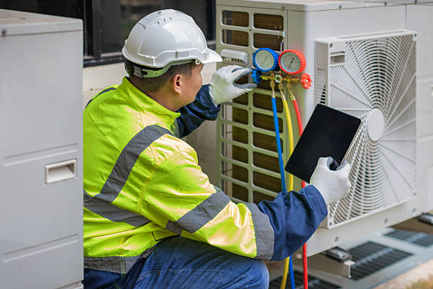 Professional Air Conditioning Repair technician working in Darien, WI